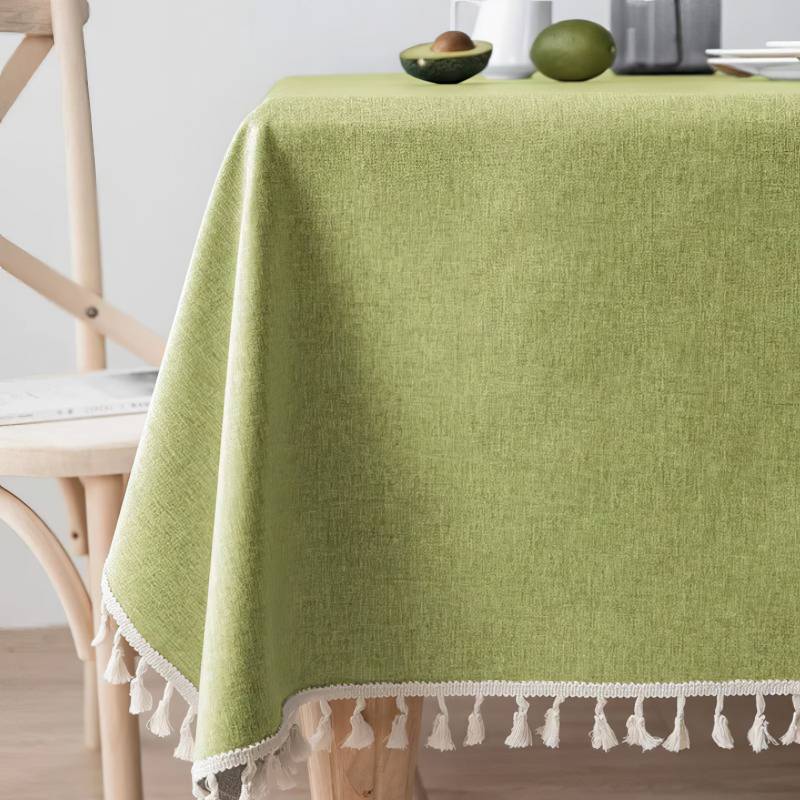 Tovaglia Antimacchia con Frange Naturale Tovaglia Antimacchia con Frange Naturale - immagine 3