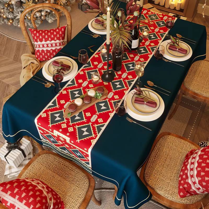 Tovaglia Antimacchia Patchwork Natalizio Tovaglia Antimacchia Patchwork Natalizio