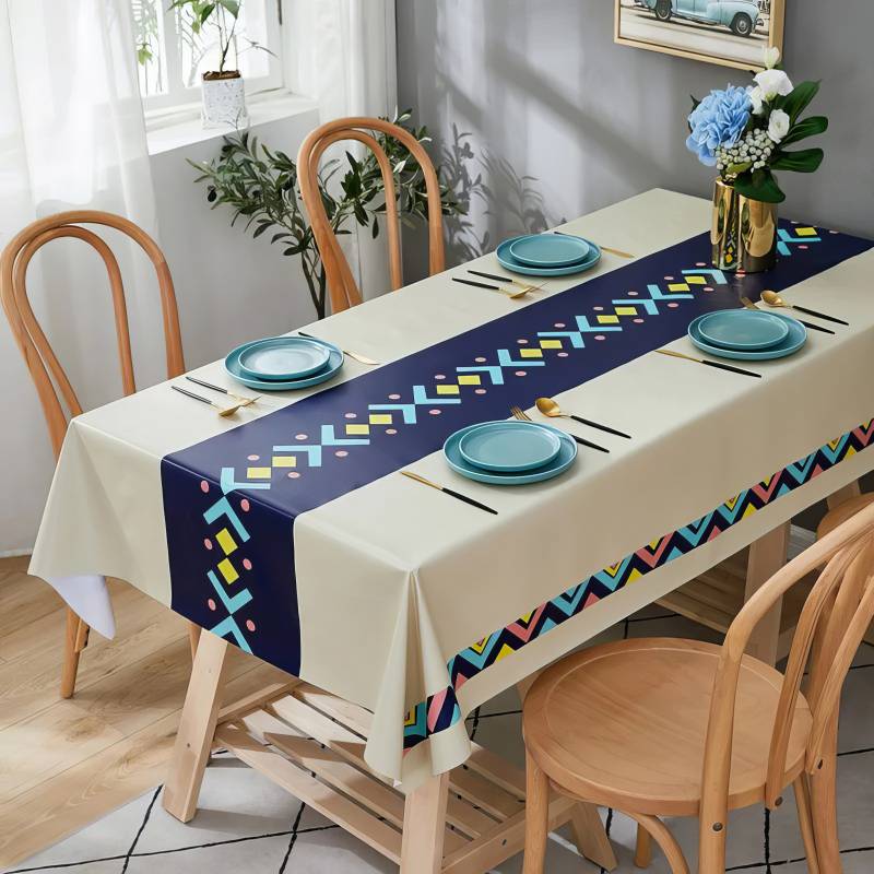 Tovaglia Antimacchia Tribù Blu Tovaglia Antimacchia Tribù Blu