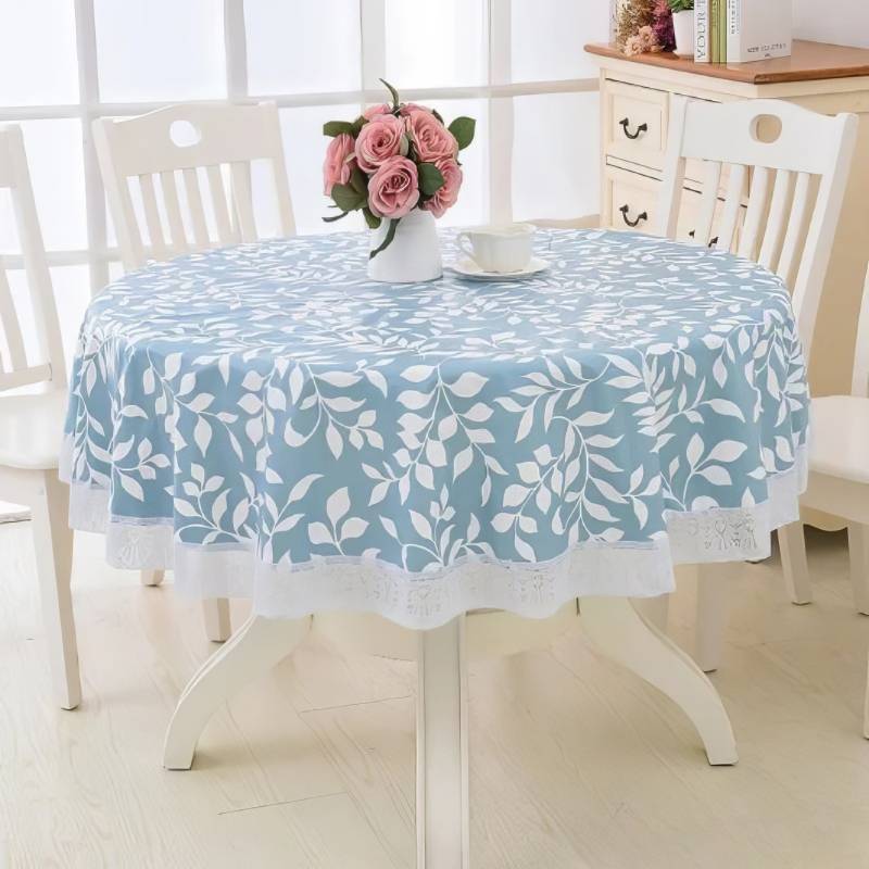 Tovaglia Cerata Foglie Brezza Azzurra Tovaglia Cerata Foglie Brezza Azzurra