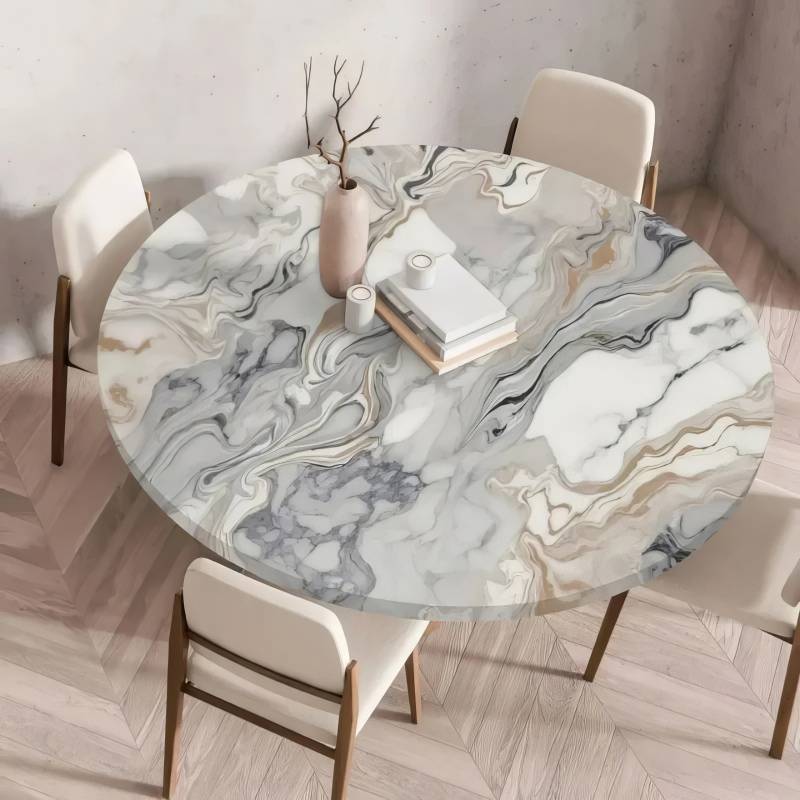 Tovaglia Elastica Marmo Grigio Perla Tovaglia Elastica Marmo Grigio Perla