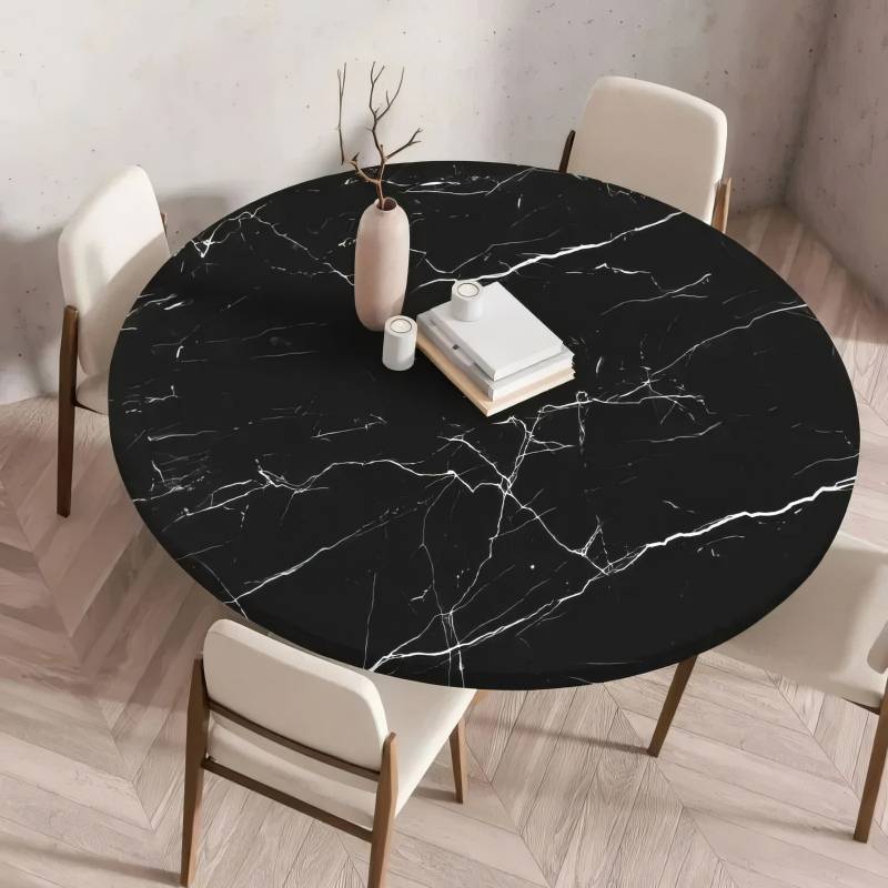 Tovaglia Elastica Marmo Nero Elegance Tovaglia Elastica Marmo Nero Elegance