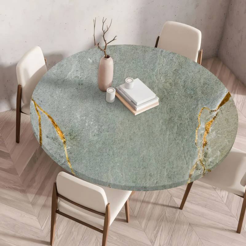 Tovaglia Elastica Marmo Verde Giada